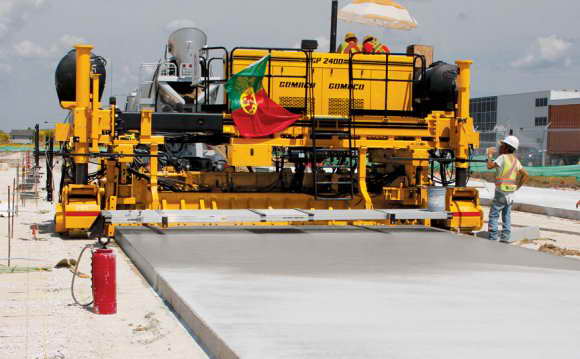 Bumag machine stabilizes soil layers